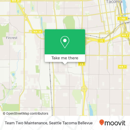 Mapa de Team Two Maintenance, S 43rd St