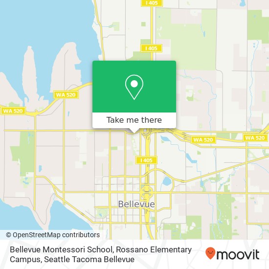 Bellevue Montessori School, Rossano Elementary Campus, 11033 NE 24th St map