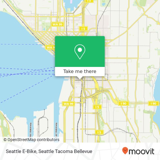 Mapa de Seattle E-Bike, 220 S Jackson St