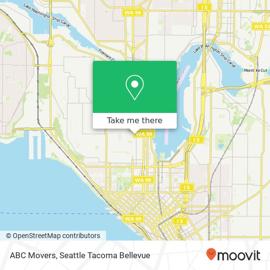 ABC Movers, Galer St map