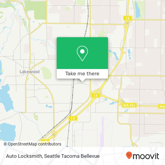 Mapa de Auto Locksmith, 3819 100th St SW