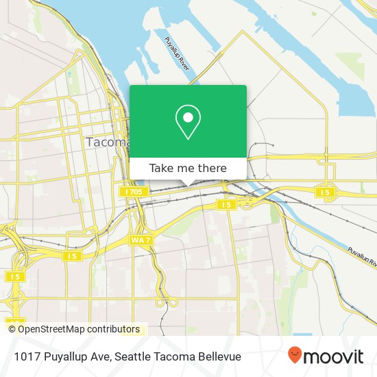 1017 Puyallup Ave, Tacoma, WA 98421 map