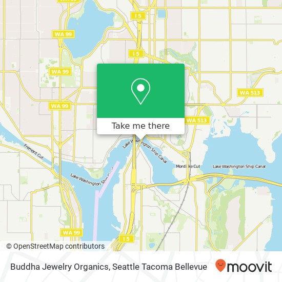 Mapa de Buddha Jewelry Organics, Eastlake Ave E