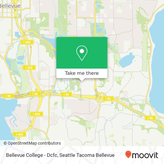 Bellevue College - Dcfc map