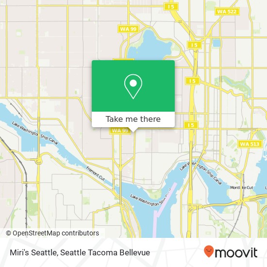 Miri's Seattle, N 44th St map