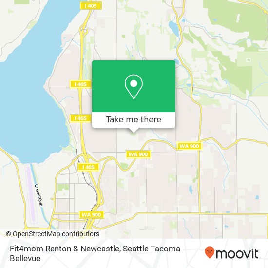 Mapa de Fit4mom Renton & Newcastle, 3000 NE 16th St