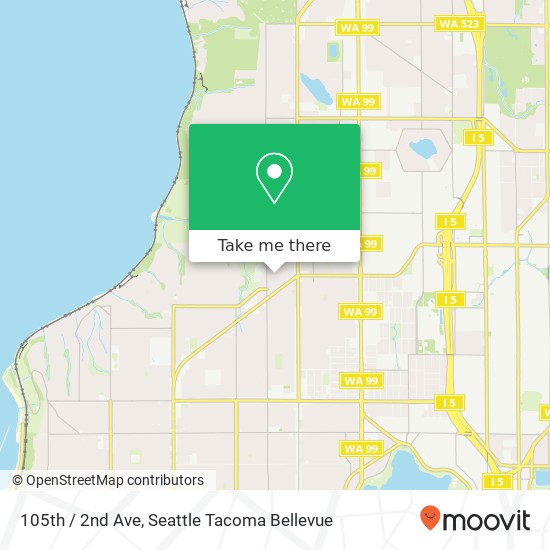 105th / 2nd Ave, Seattle, WA 98177 map