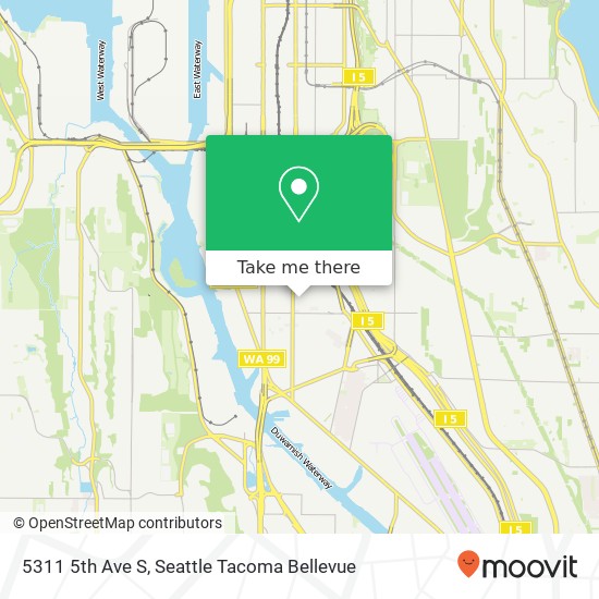 5311 5th Ave S, Seattle, WA 98108 map