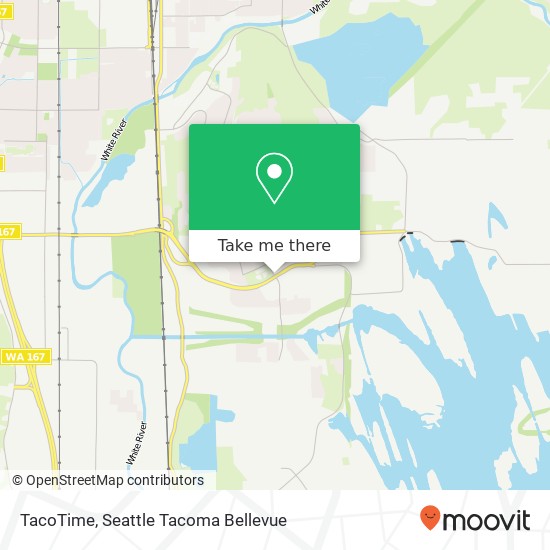 TacoTime, Lakeland Hills Way SE map