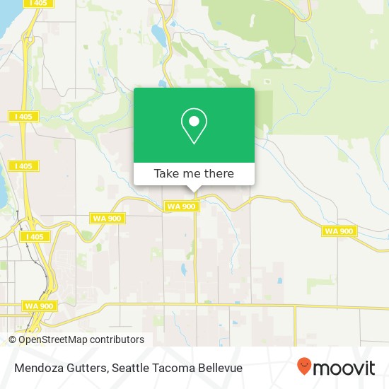 Mapa de Mendoza Gutters, Duvall Ave NE