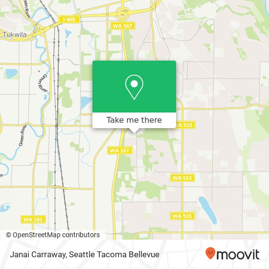 Mapa de Janai Carraway, 4509 Talbot Rd S