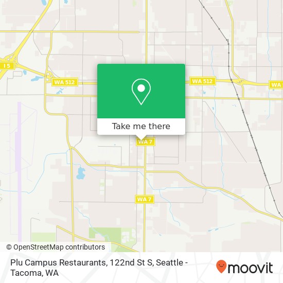 Plu Campus Restaurants, 122nd St S map