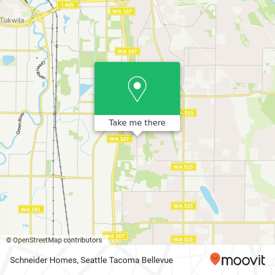 Mapa de Schneider Homes