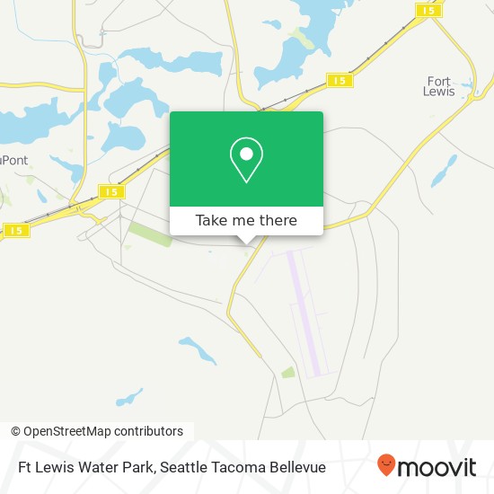 Mapa de Ft Lewis Water Park, 2275 Liggett Ave