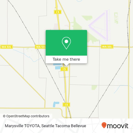 Marysville TOYOTA, 16120 Smokey Point Blvd map