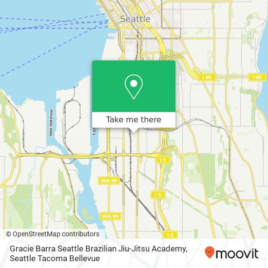 Gracie Barra Seattle Brazilian Jiu-Jitsu Academy, 270 S Hanford St map
