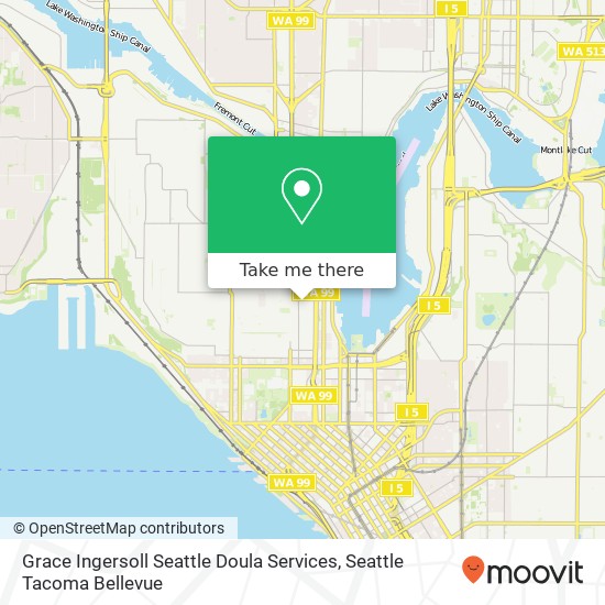 Mapa de Grace Ingersoll Seattle Doula Services, Lee St