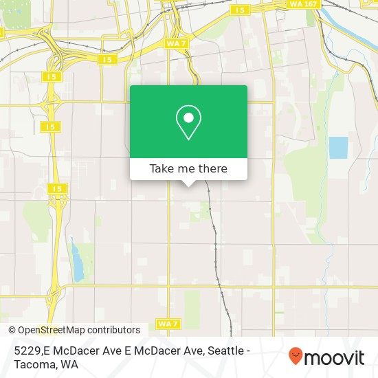 Mapa de 5229,E McDacer Ave E McDacer Ave