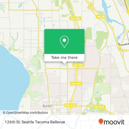 Mapa de 126th St, Seattle, WA 98146
