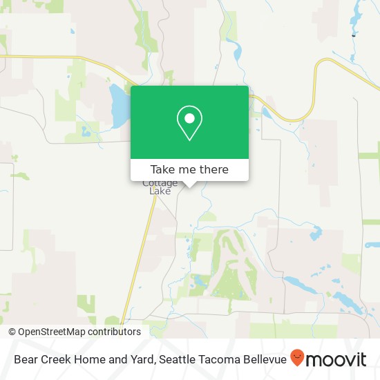 Bear Creek Home and Yard, 15328 199th Ave NE map