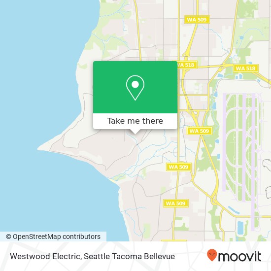 Westwood Electric map