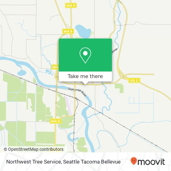 Mapa de Northwest Tree Service, Union Ave