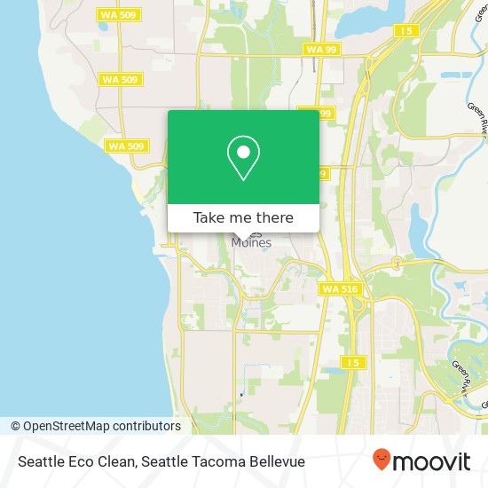 Mapa de Seattle Eco Clean, S 227th Pl