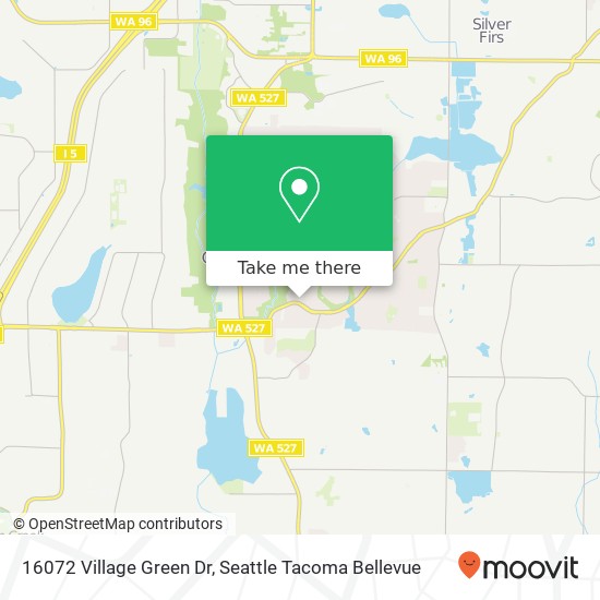 Mapa de 16072 Village Green Dr, Mill Creek, WA 98012