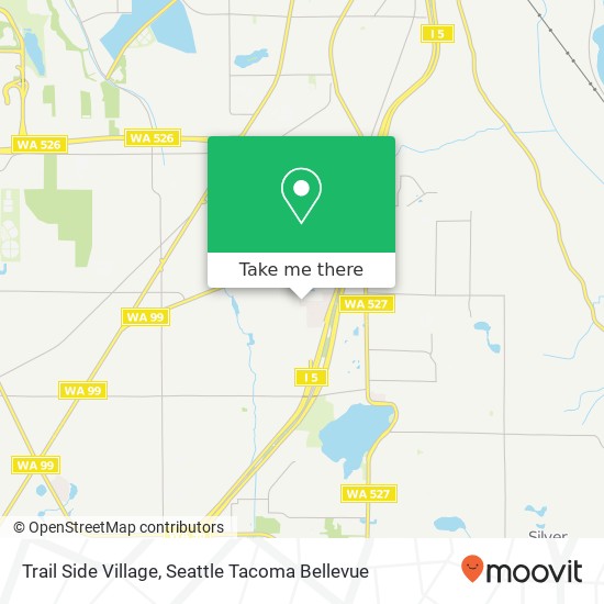 Mapa de Trail Side Village, 1300 100th Pl SE