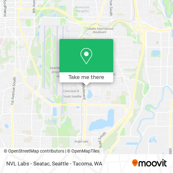 Mapa de NVL Labs - Seatac