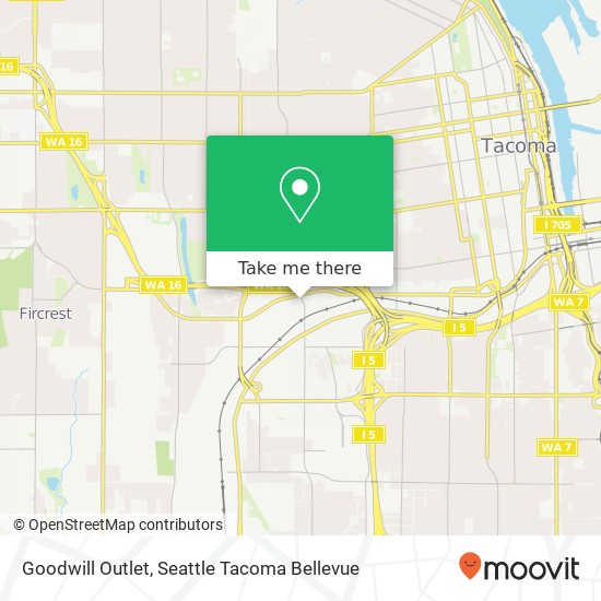 Mapa de Goodwill Outlet, 3038 S Pine St