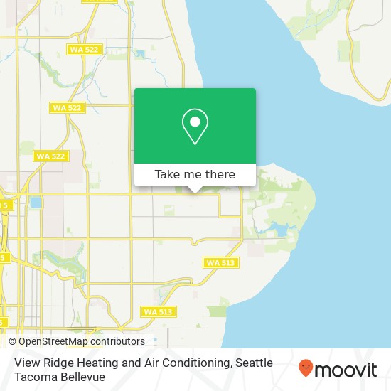 View Ridge Heating and Air Conditioning, 7355 50th Ave NE map