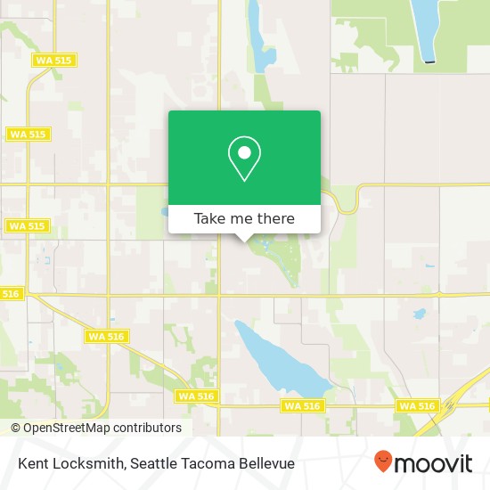 Mapa de Kent Locksmith, 24830 136th Ave SE