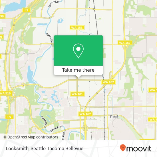 Mapa de Locksmith, 22757 72nd Ave S