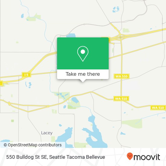 550 Bulldog St SE, Lacey, WA 98503 map