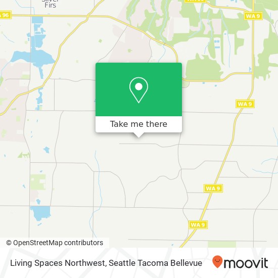 Mapa de Living Spaces Northwest, 6213 164th St SE