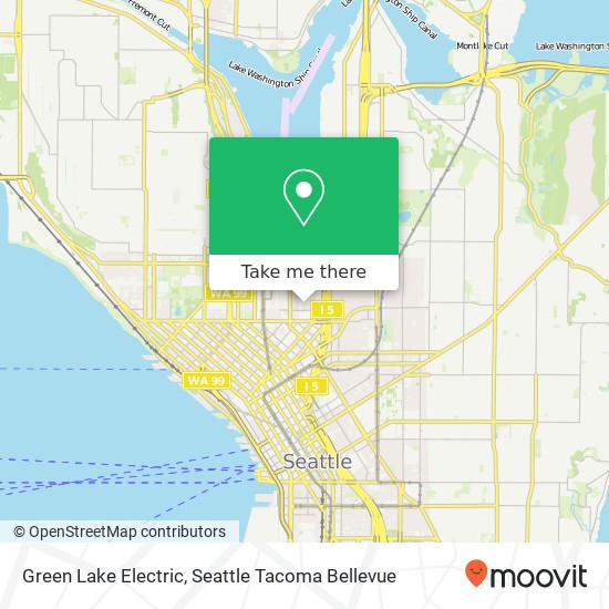 Green Lake Electric map