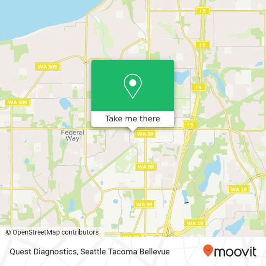 Quest Diagnostics, 1207 S 320th St map