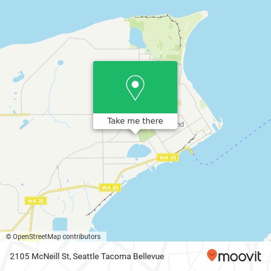 Mapa de 2105 McNeill St, Port Townsend, WA 98368