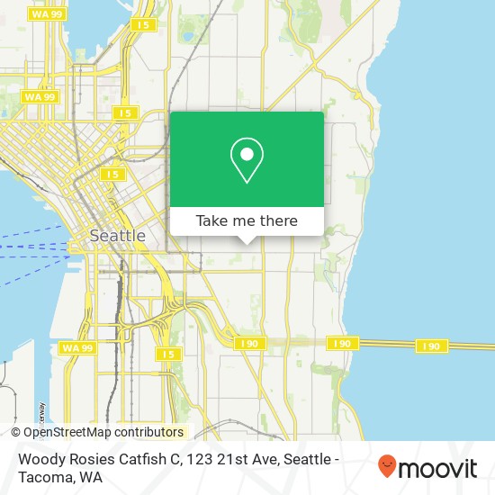 Woody Rosies Catfish C, 123 21st Ave map