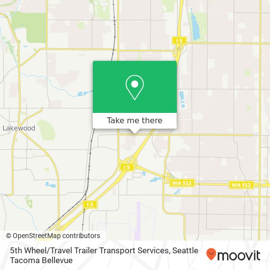 5th Wheel / Travel Trailer Transport Services map