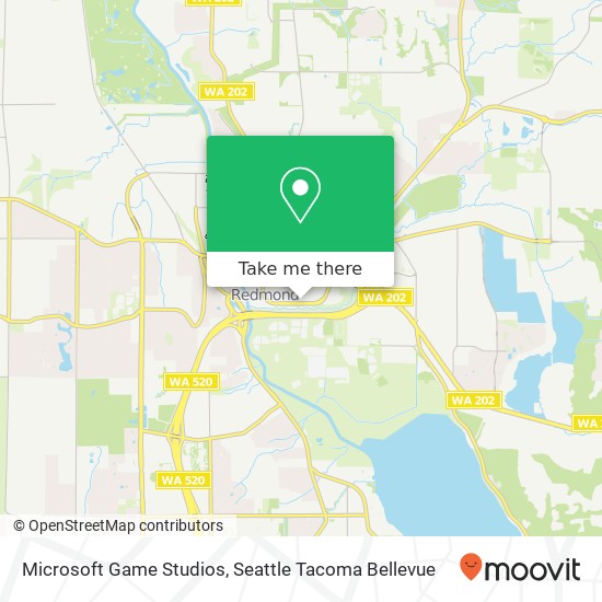 Mapa de Microsoft Game Studios, 16661 NE 72nd Way