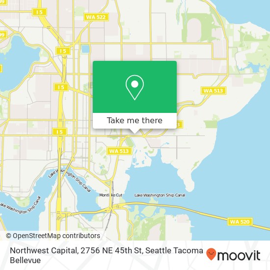 Mapa de Northwest Capital, 2756 NE 45th St