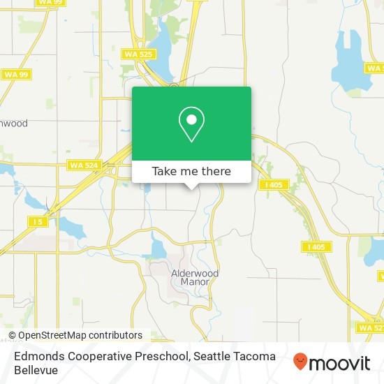 Mapa de Edmonds Cooperative Preschool, 2000 200th Pl SW