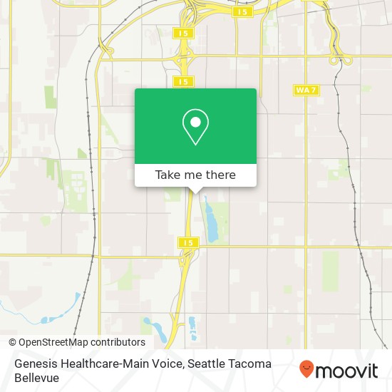 Genesis Healthcare-Main Voice, 6220 S Alaska St map