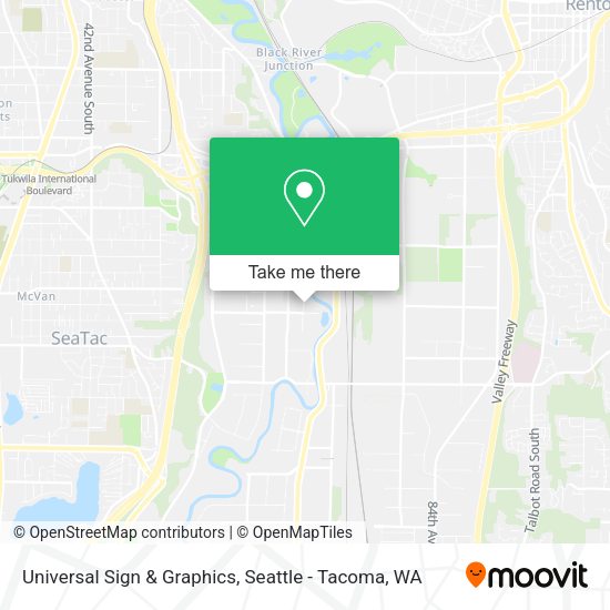 Universal Sign & Graphics map