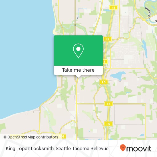 King Topaz Locksmith, 27614 Pacific Hwy S map