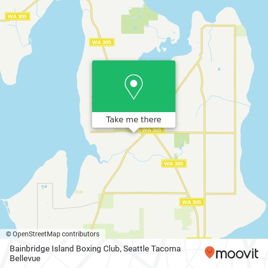 Mapa de Bainbridge Island Boxing Club, 7861 NE Day Rd W