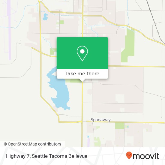 Highway 7, Tacoma, WA 98444 map