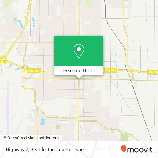 Highway 7, Tacoma, WA 98444 map